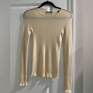 NWOT cashmere Vince long sleeve top